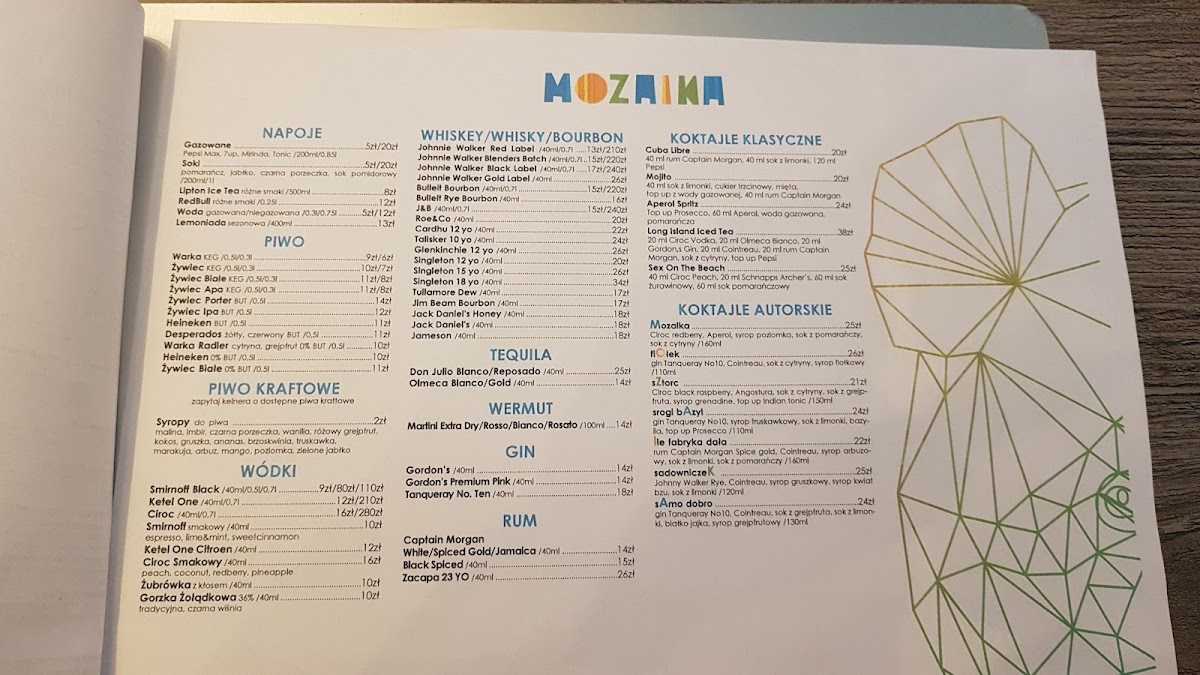 Menu Mozaika-5